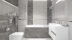Плитка Laparet Fronda серый глянец (20х50)